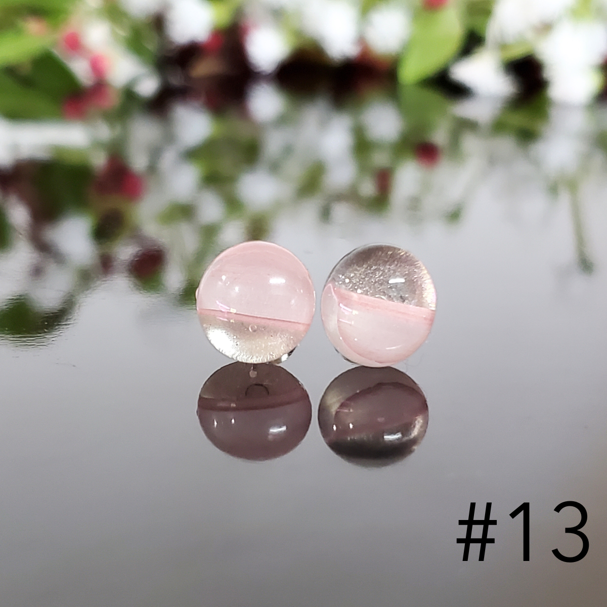 Édition limitée Pétales roses - Boucles d'oreilles