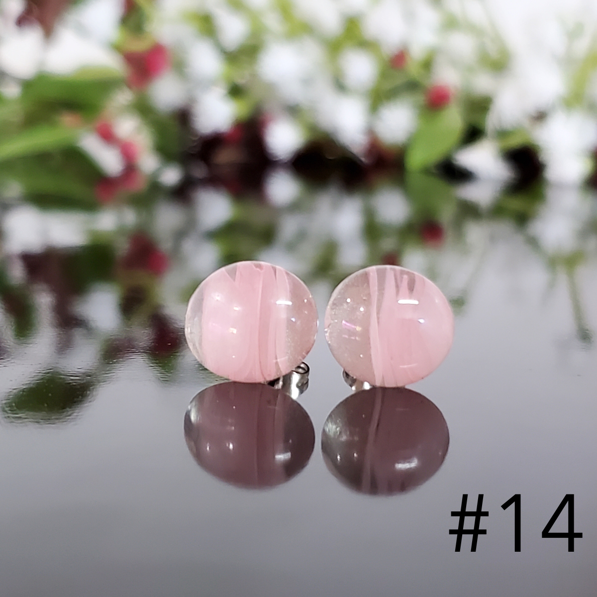 Édition limitée Pétales roses - Boucles d'oreilles