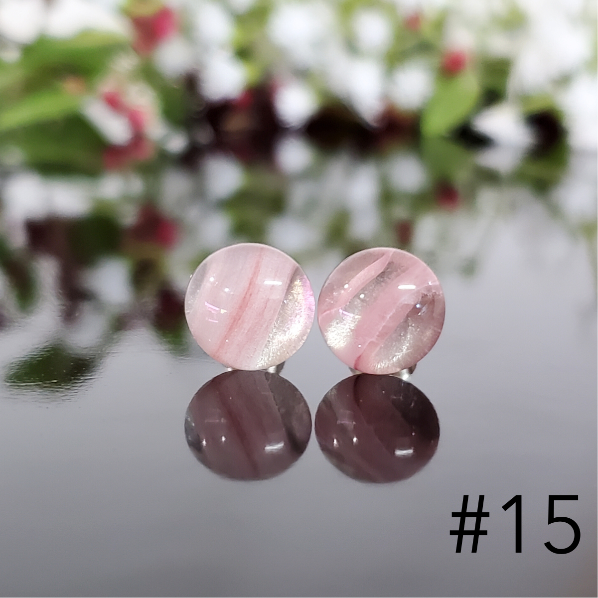 Édition limitée Pétales roses - Boucles d'oreilles