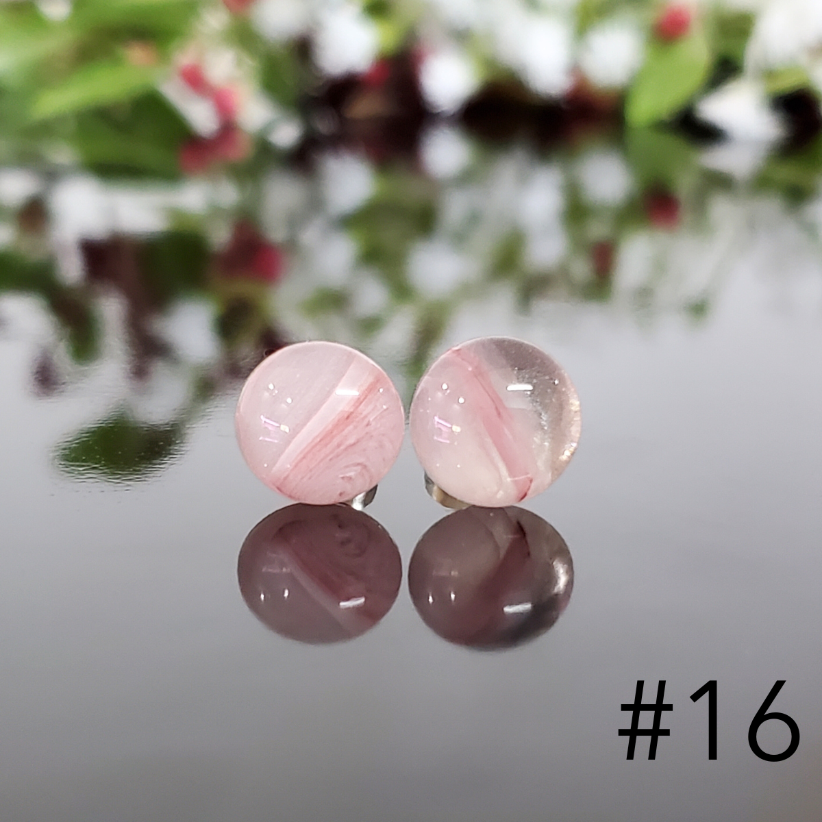Édition limitée Pétales roses - Boucles d'oreilles