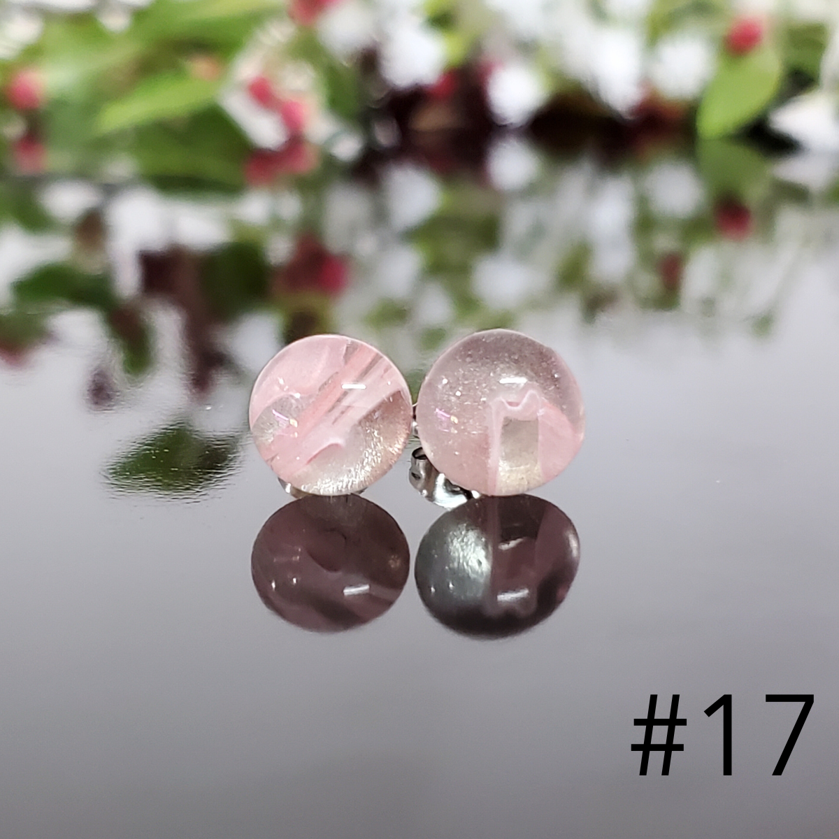 Édition limitée Pétales roses - Boucles d'oreilles