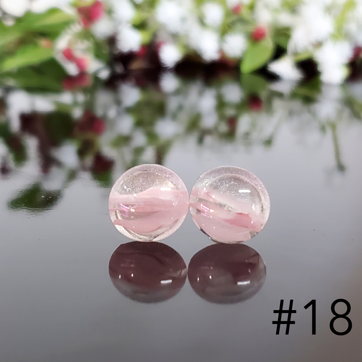 Édition limitée Pétales roses - Boucles d'oreilles