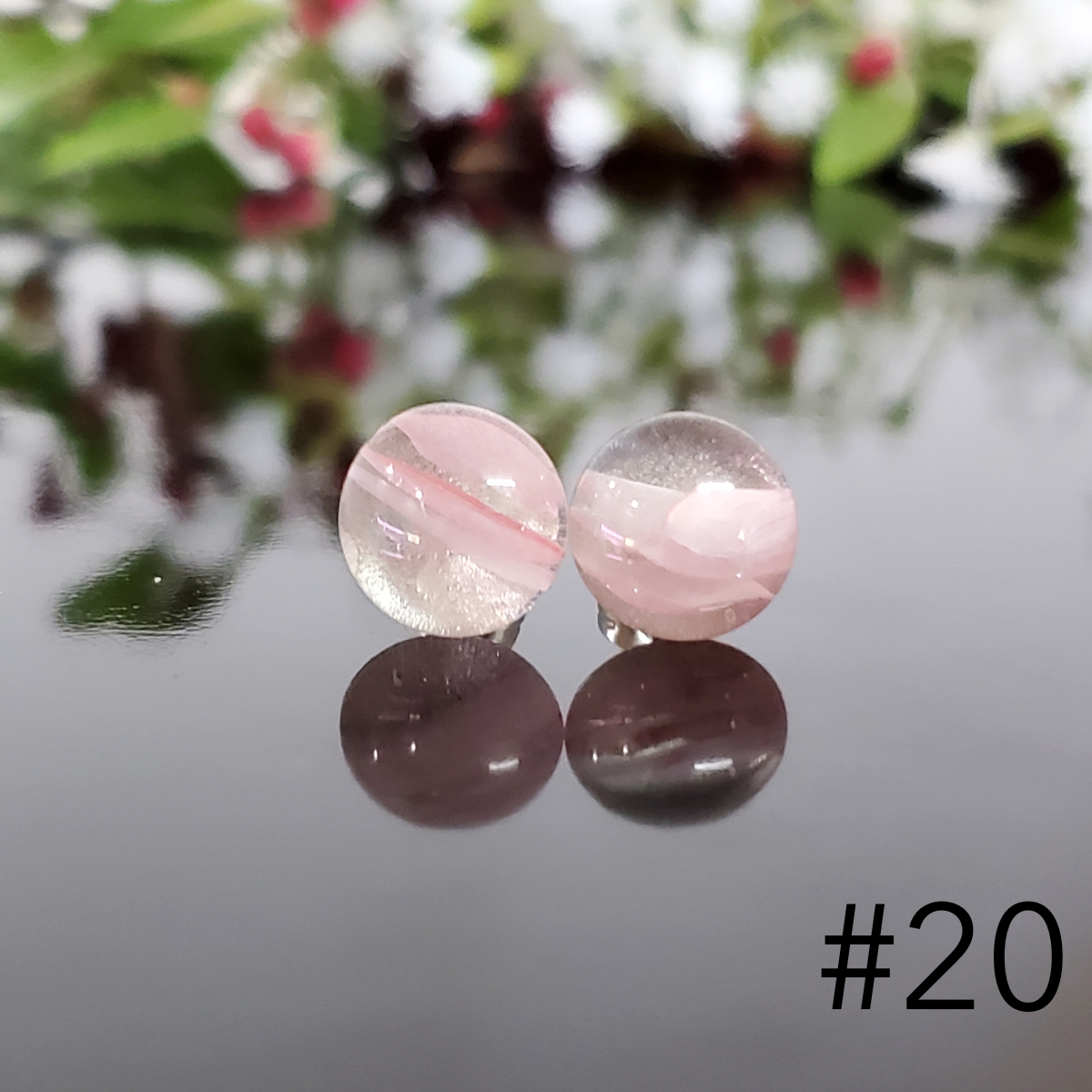 Édition limitée Pétales roses - Boucles d'oreilles