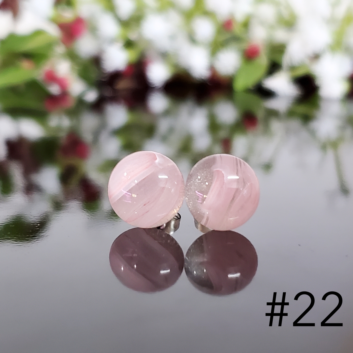 Édition limitée Pétales roses - Boucles d'oreilles