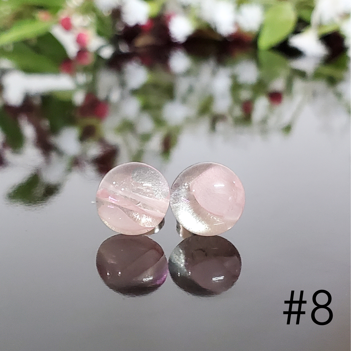 Édition limitée Pétales roses - Boucles d'oreilles