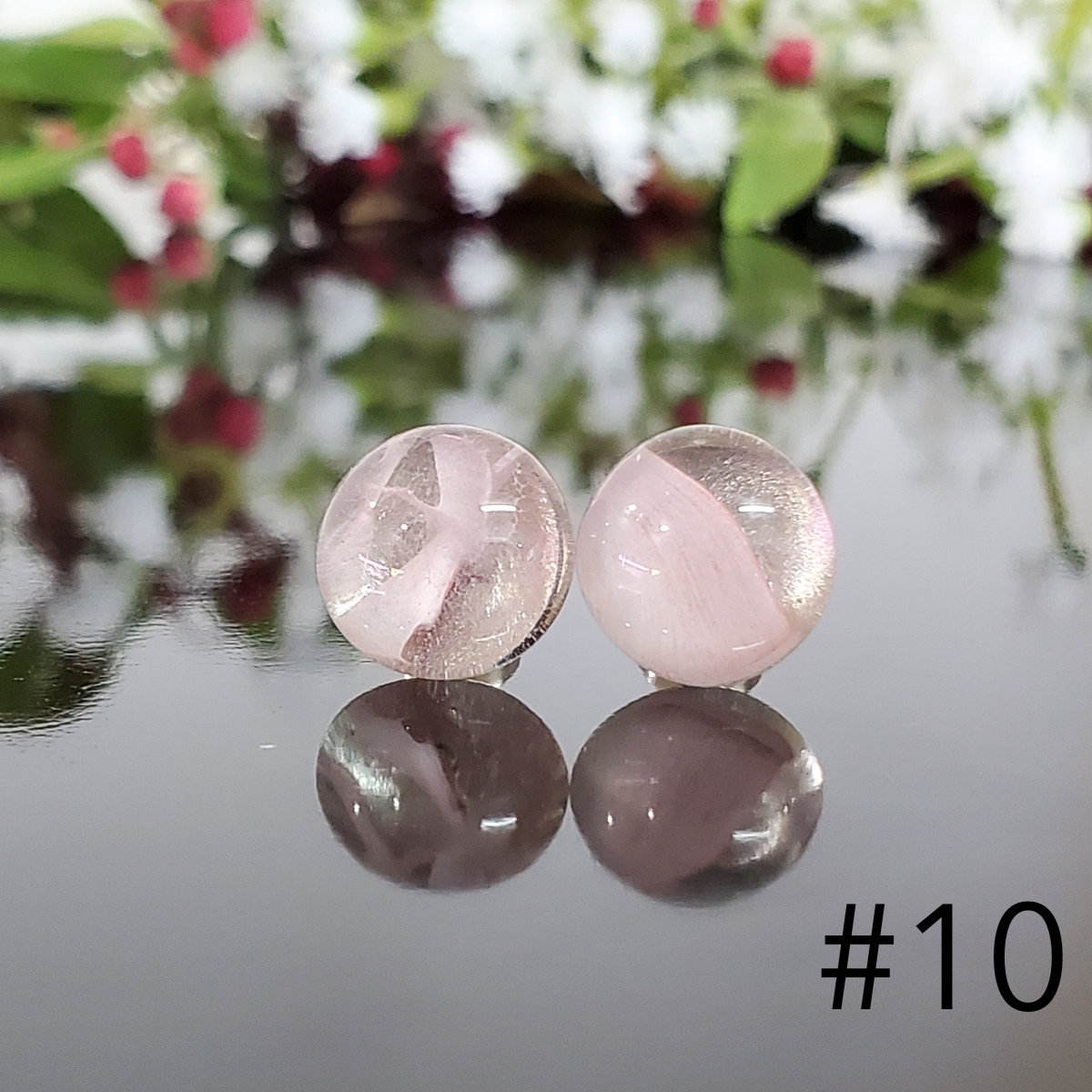Édition limitée Pétales roses - Boucles d'oreilles