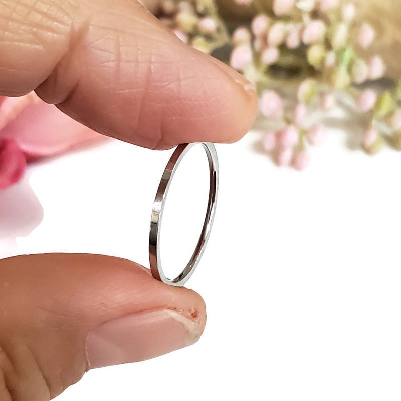 Bague anneau simple - Bijoux Le fil d'Ariane