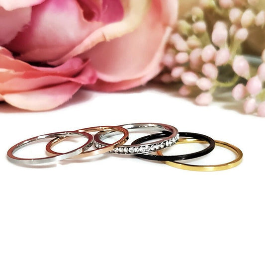 Bague anneau simple - Bijoux Le fil d'Ariane