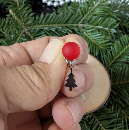 Boucles p'tits sapins - Bijoux Le fil d'Ariane