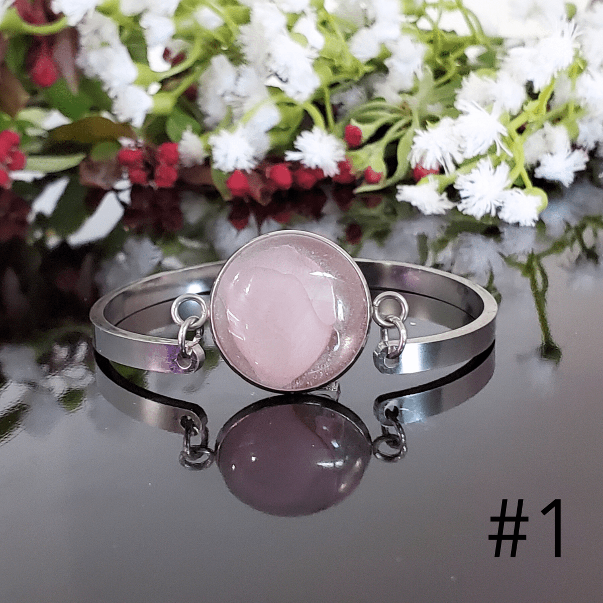 Édition limitée Pétales roses - Bracelets - Bijoux Le fil d'Ariane