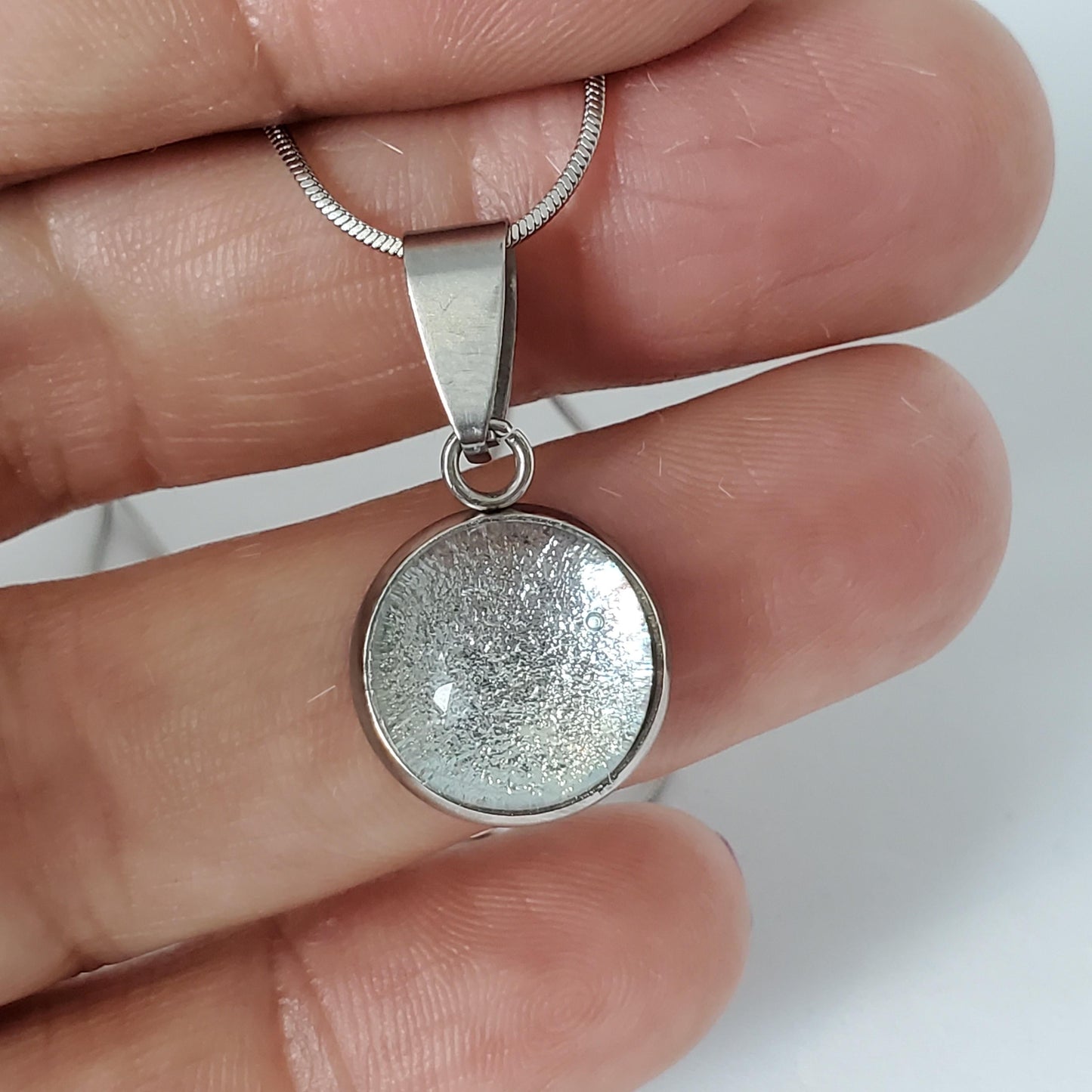 Bijoux en verre fusion argenté - Bijoux Le fil d'Ariane