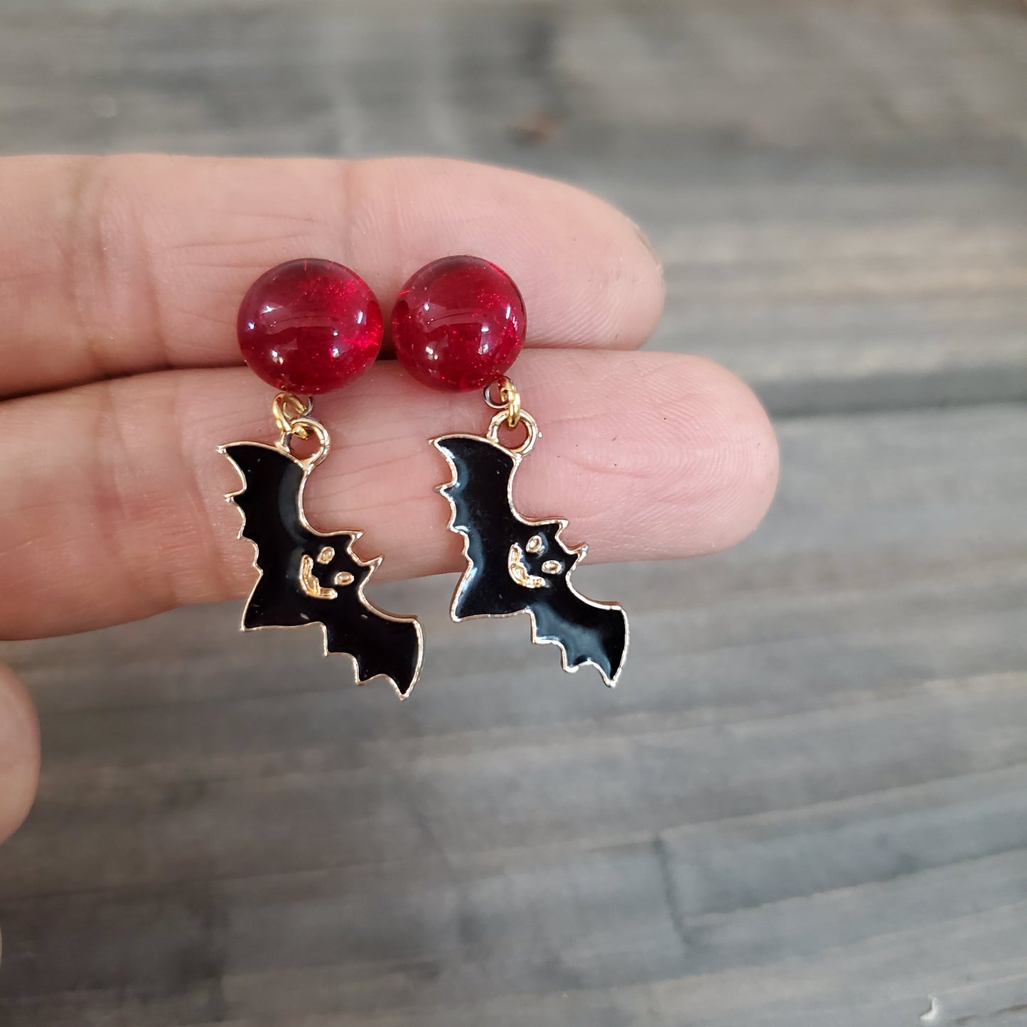 Boucles chauve-souris - Bijoux Le fil d'Ariane
