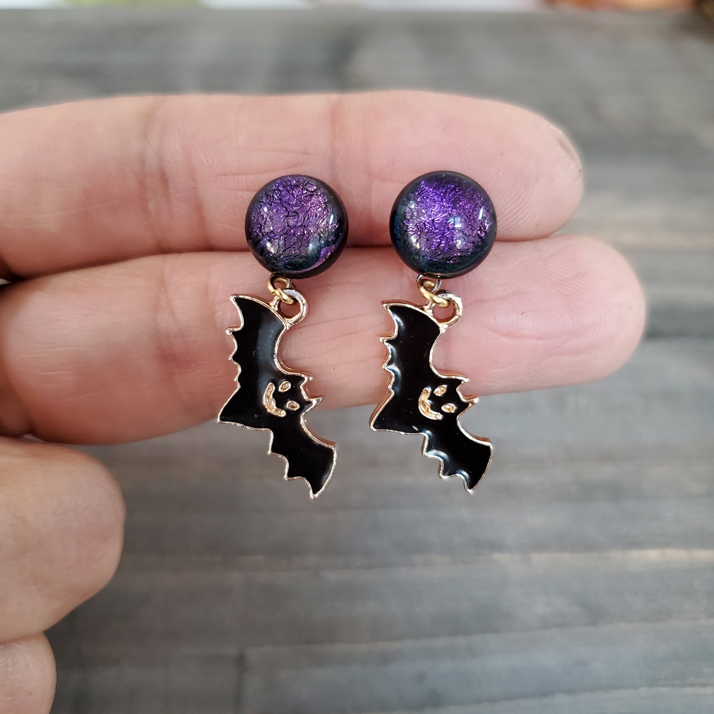 Boucles chauve-souris - Bijoux Le fil d'Ariane