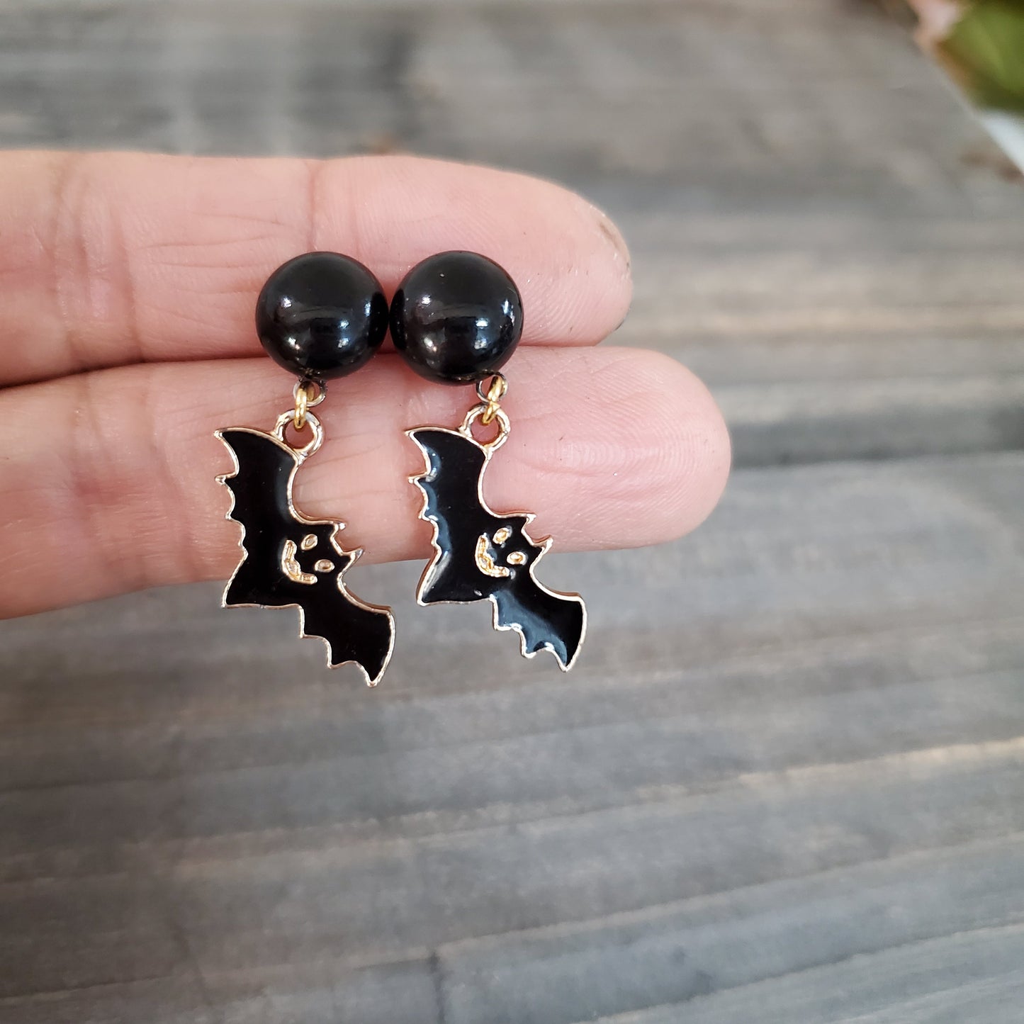 Boucles chauve-souris - Bijoux Le fil d'Ariane