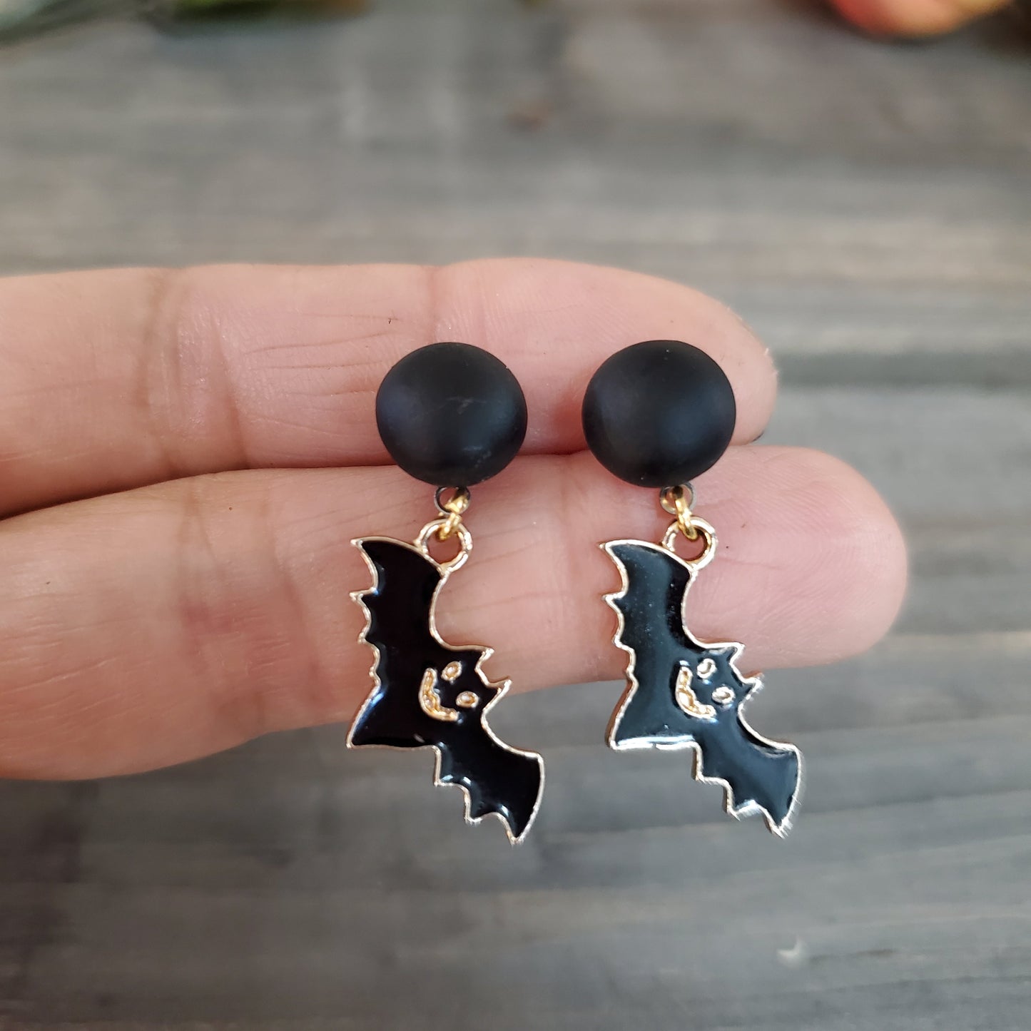 Boucles chauve-souris - Bijoux Le fil d'Ariane