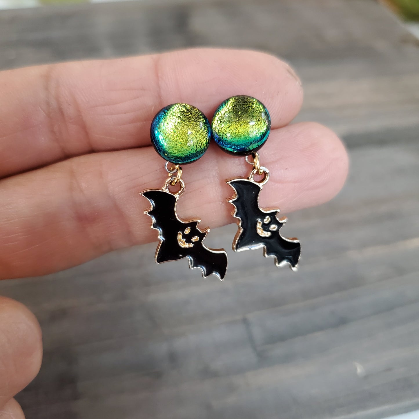 Boucles chauve-souris - Bijoux Le fil d'Ariane