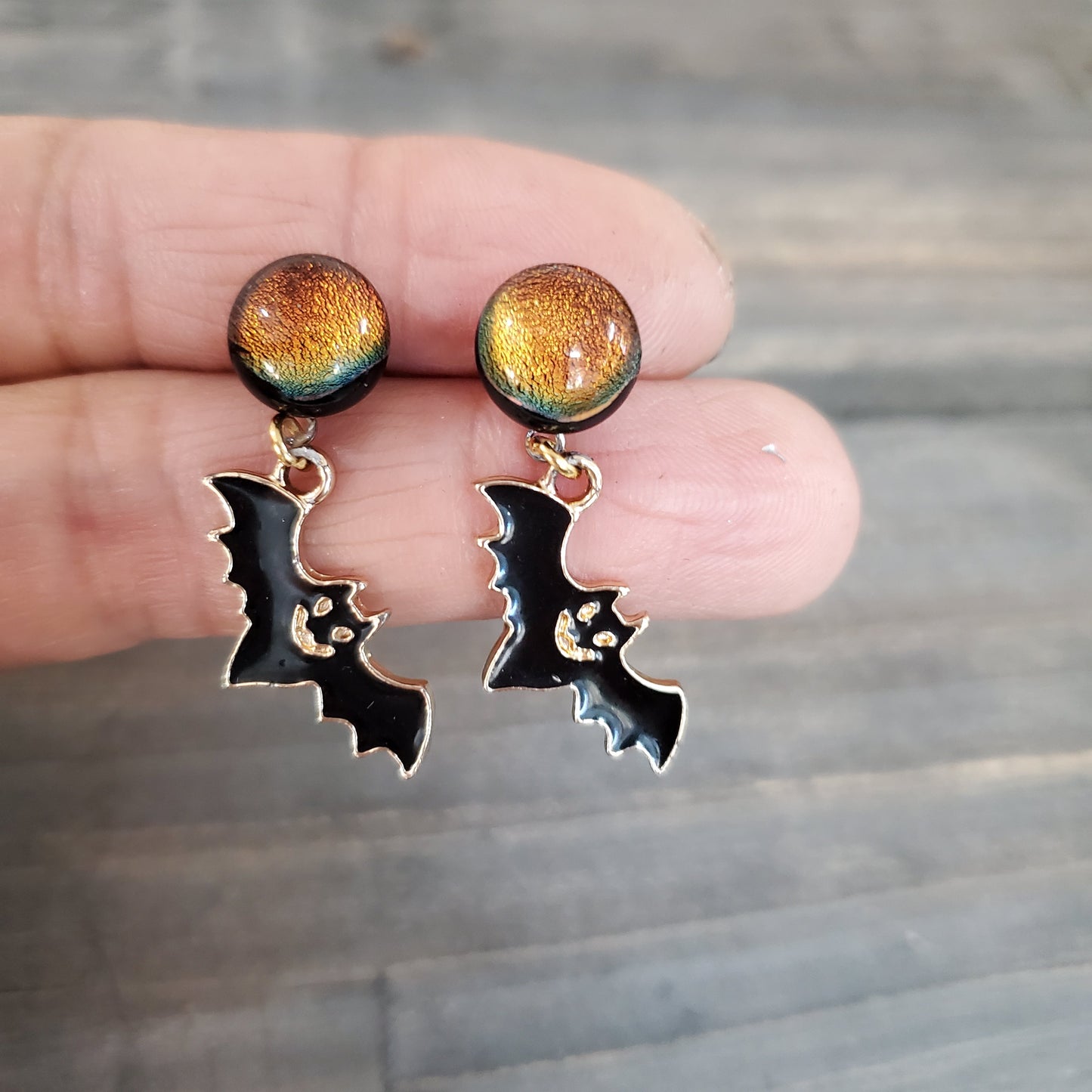 Boucles chauve-souris - Bijoux Le fil d'Ariane