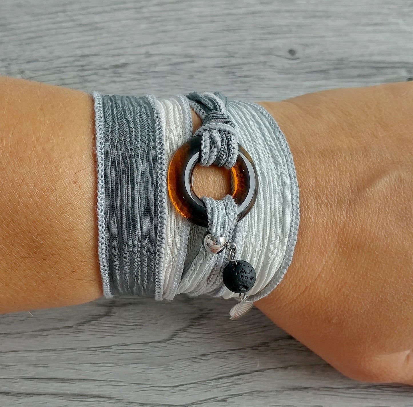 Bracelet de soie seul - Bijoux Le fil d'Ariane