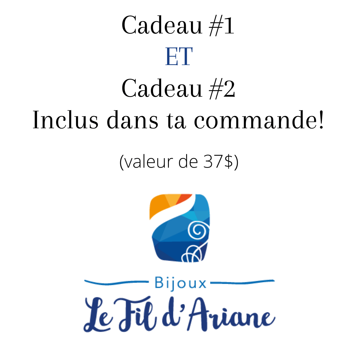 Cadeau #1 + Cadeau #2 - Bijoux Le fil d'Ariane