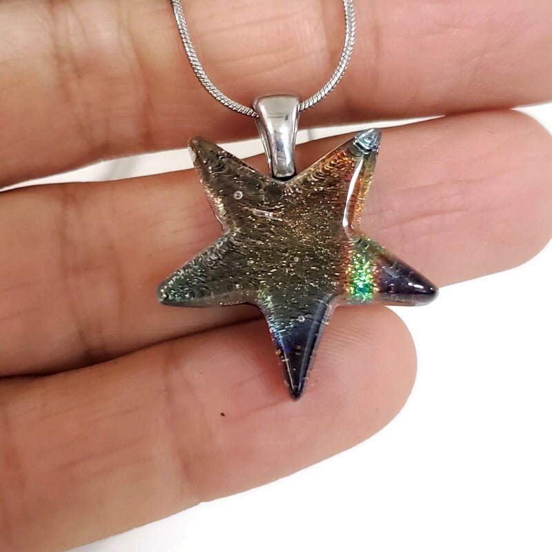 Étoile, bronze - Bijoux Le fil d'Ariane