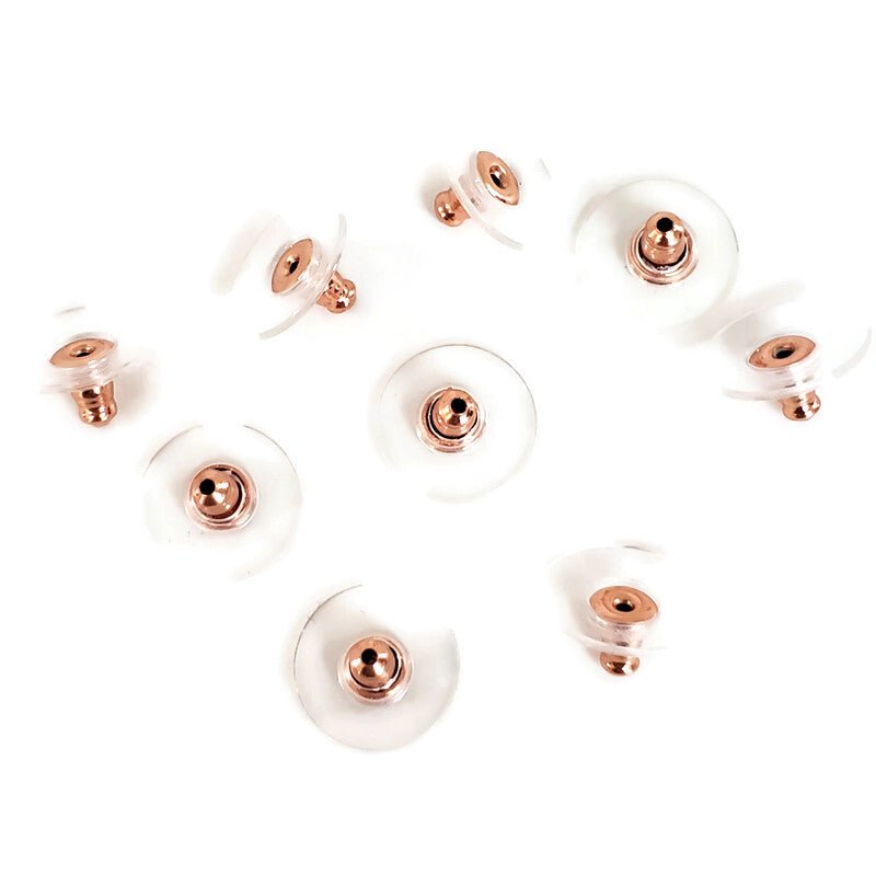 Poussoirs acier inoxydable et plastique - rose-gold - Bijoux Le fil d'Ariane