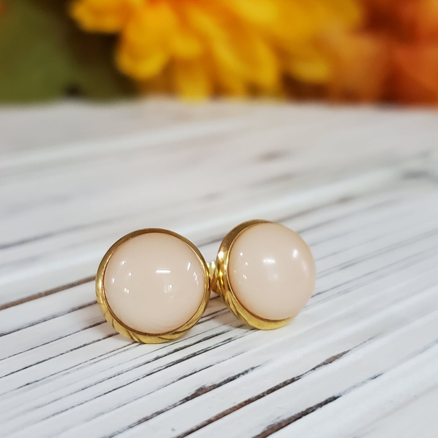 Série beige - plusieurs modèles - lustré et mat - Bijoux Le fil d'Ariane