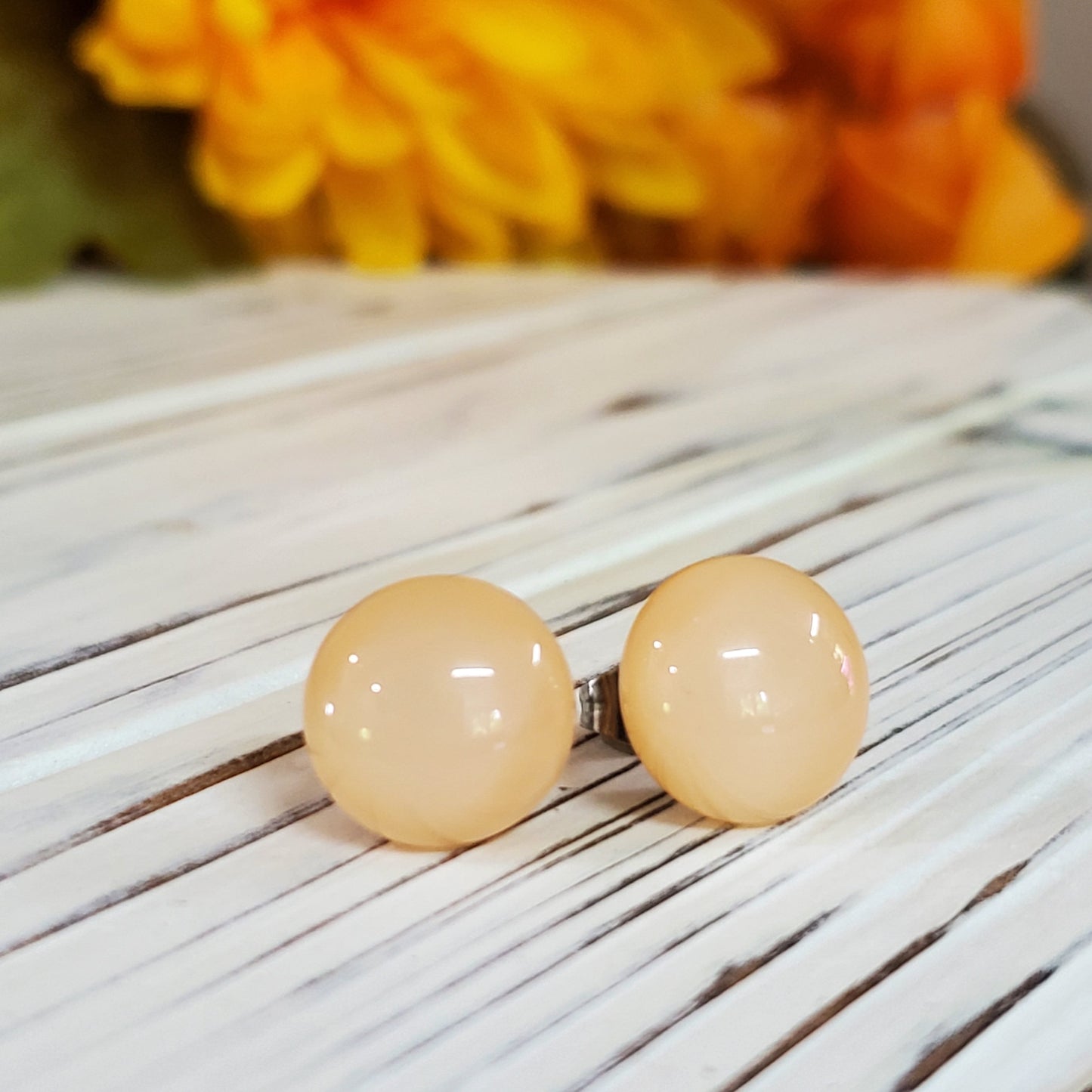 Série beige - plusieurs modèles - lustré et mat - Bijoux Le fil d'Ariane
