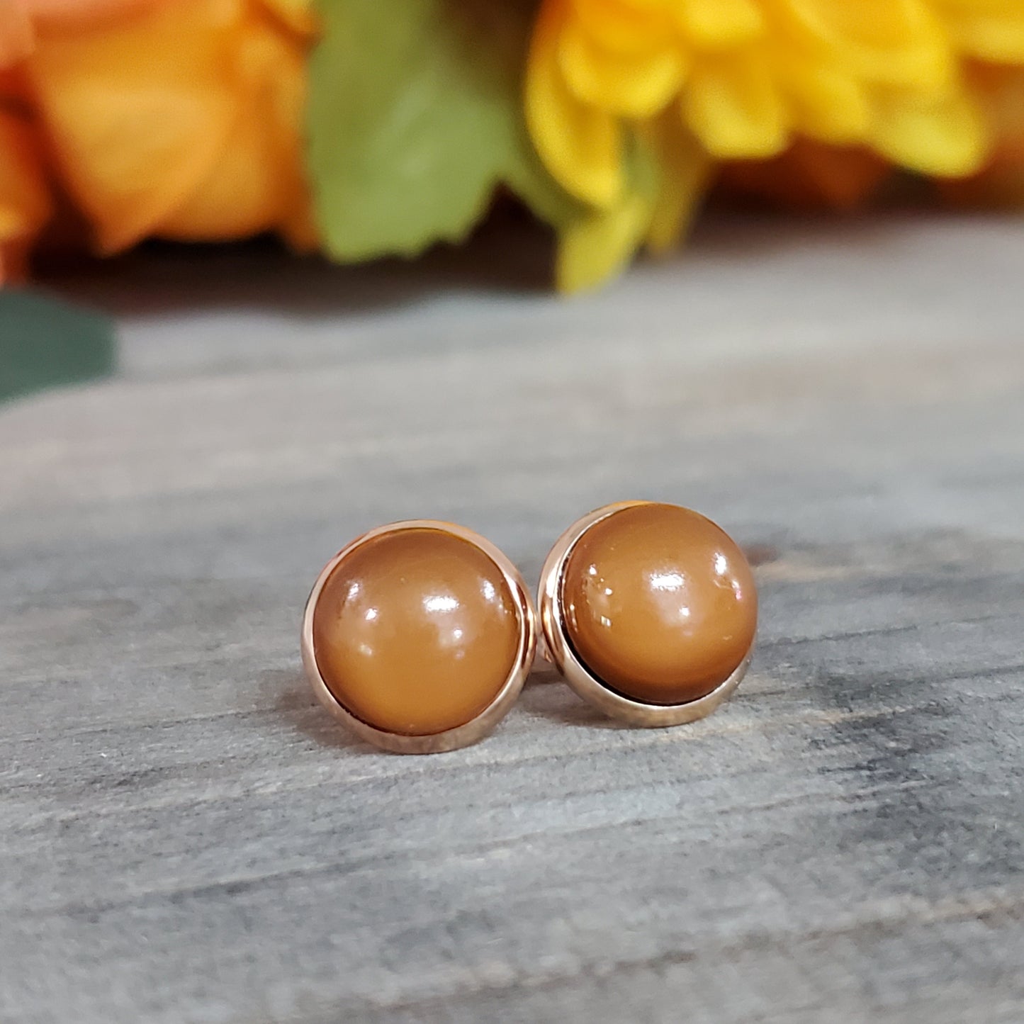Série chocolat - plusieurs modèles - lustré et mat - Bijoux Le fil d'Ariane