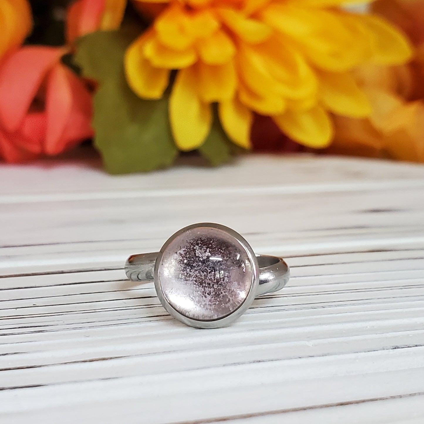 Série rose pâle - plusieurs modèles - lustré et mat - Bijoux Le fil d'Ariane