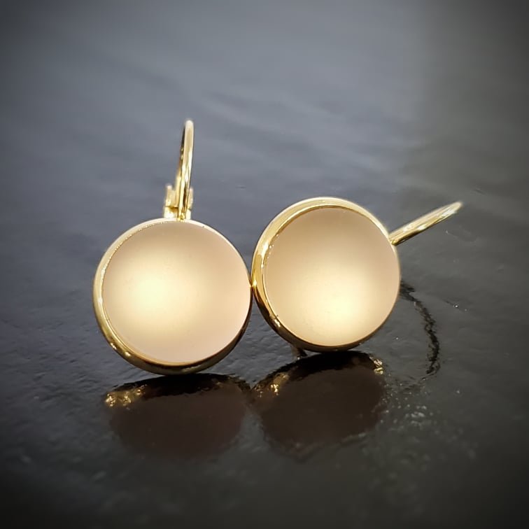 Série rose pâle - plusieurs modèles - lustré et mat - Bijoux Le fil d'Ariane
