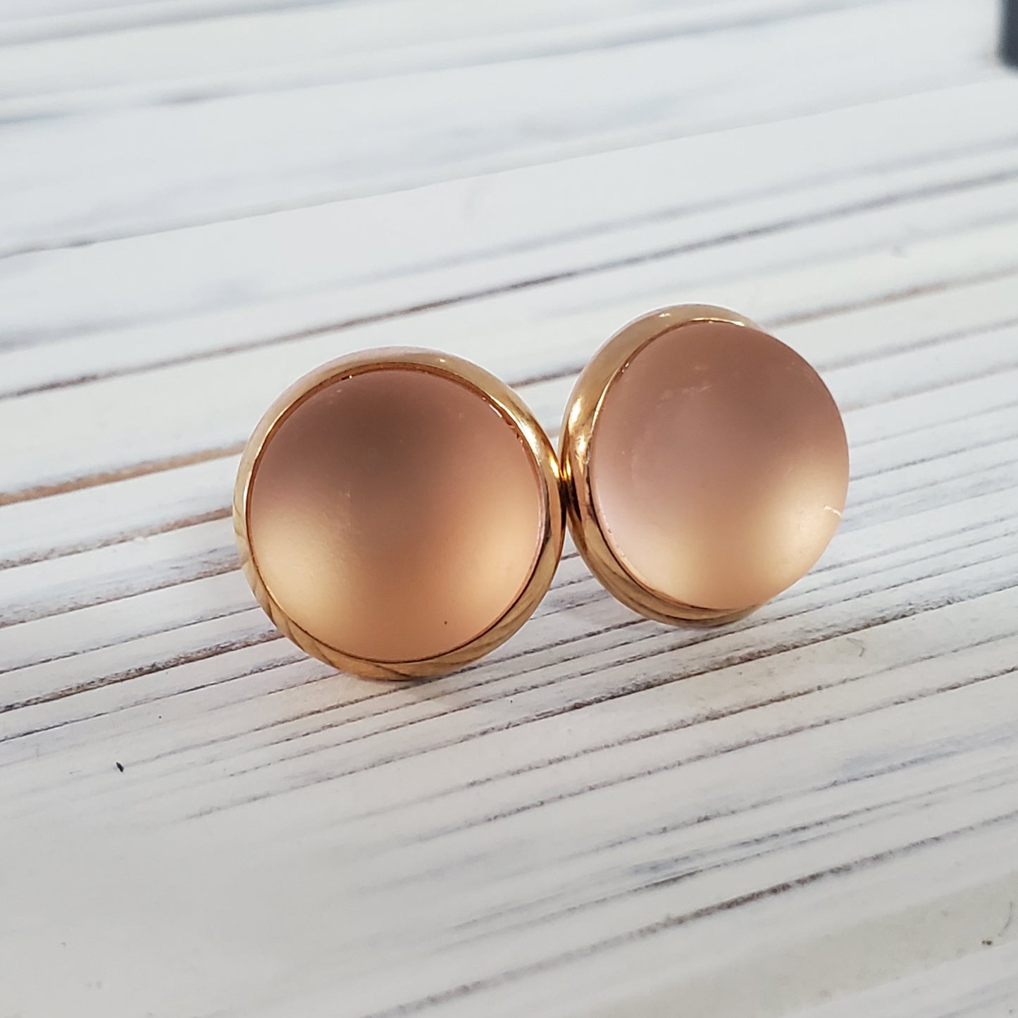 Série rose pâle - plusieurs modèles - lustré et mat - Bijoux Le fil d'Ariane