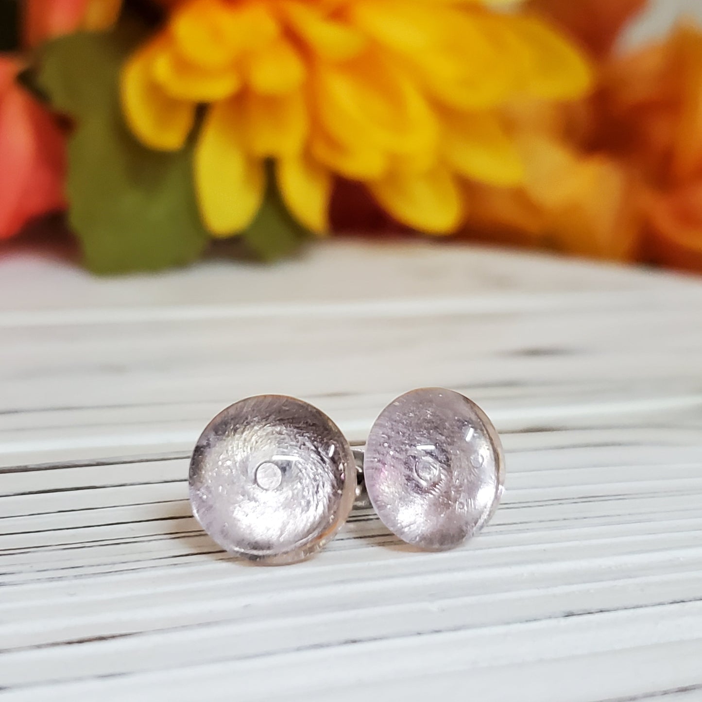 Série rose pâle - plusieurs modèles - lustré et mat - Bijoux Le fil d'Ariane