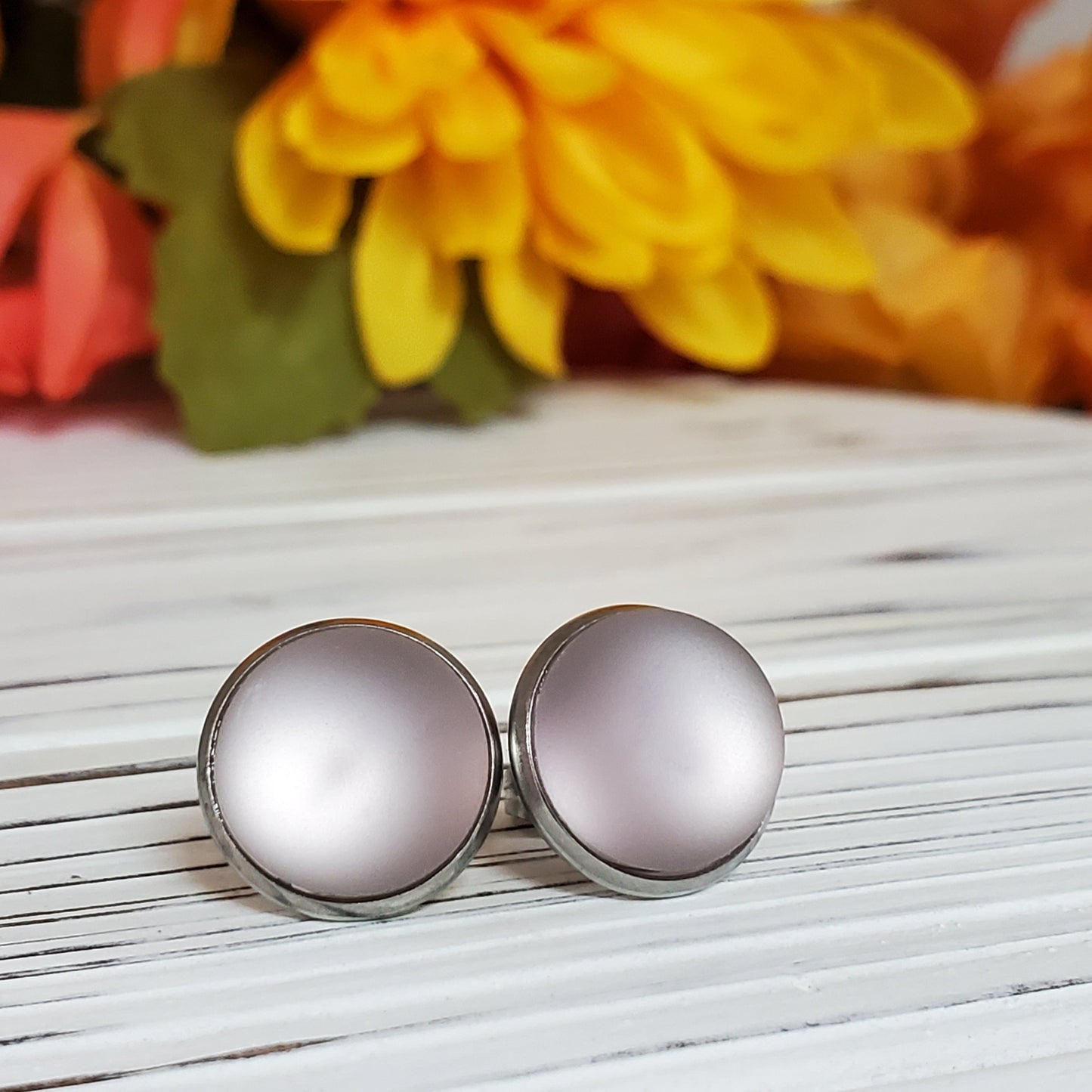 Série rose pâle - plusieurs modèles - lustré et mat - Bijoux Le fil d'Ariane