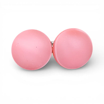 Bubble gum stud earrings - matte or glossy