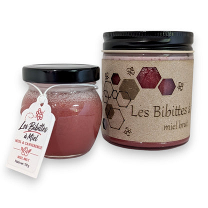 Miel crémeux aromatisés aux canneberges