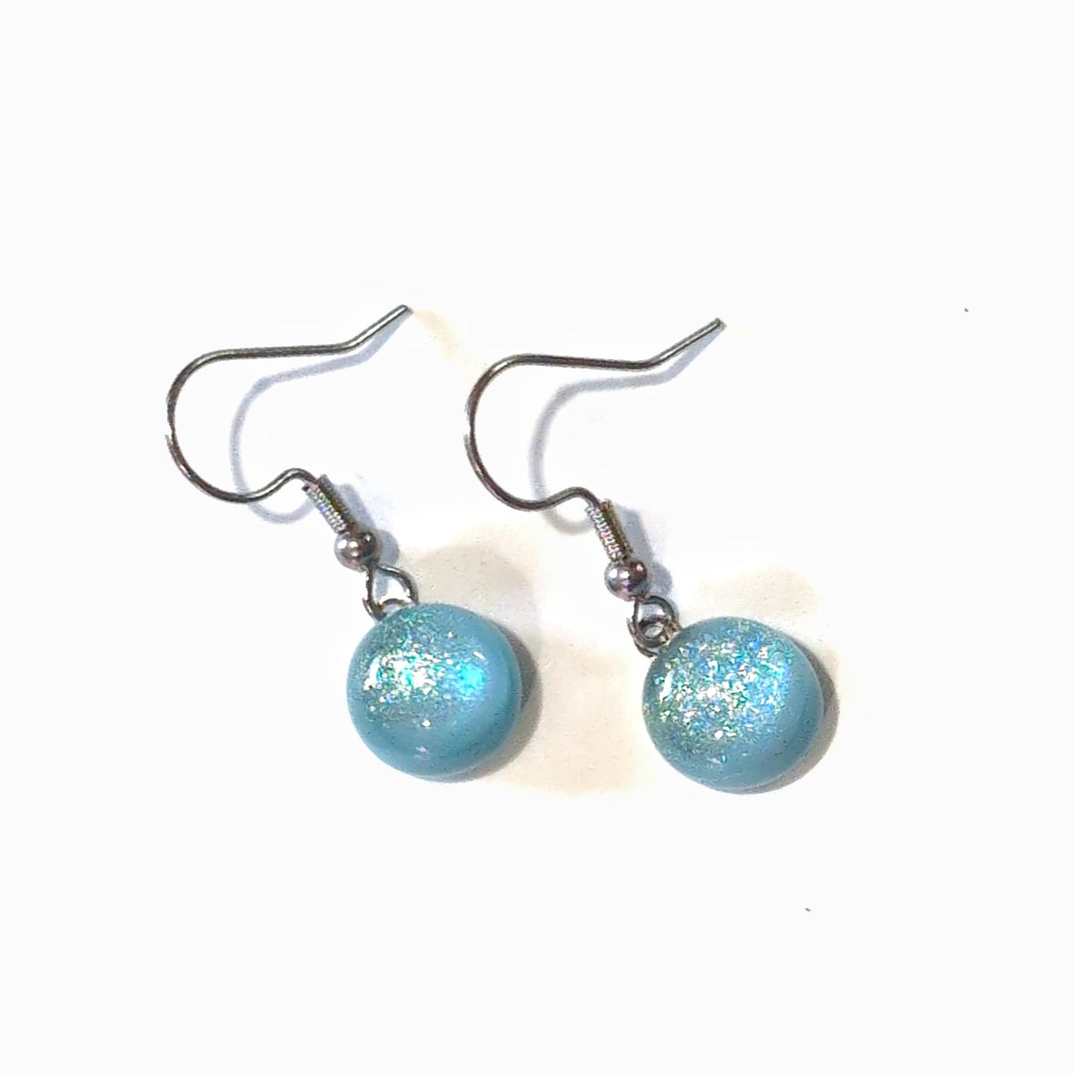 Boucles d'oreilles pendantes Blizzard - bleu pâle opaque - Bijoux Le fil d'Ariane