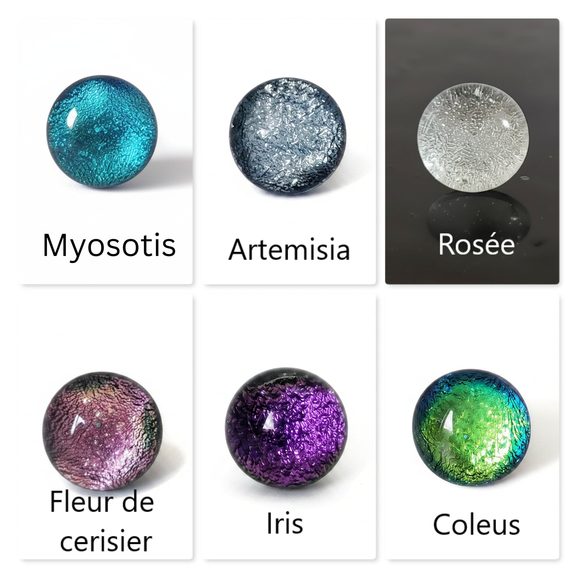 Bracelet agates noires mattes et breloque de verre neuf - Bijoux Le fil d'Ariane