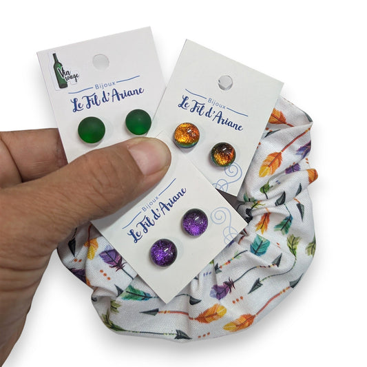 Chouchou flèches colorées - Bijoux Le fil d'Ariane