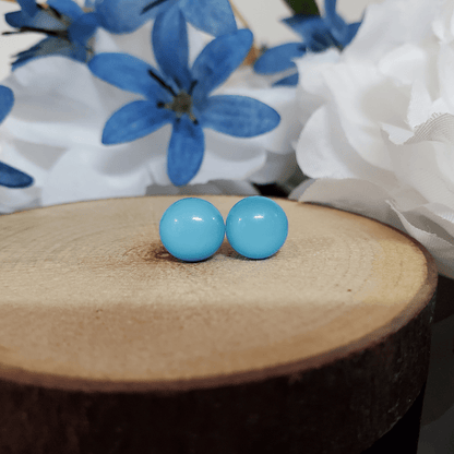 Coeur bleu poudre - Bijoux Le fil d'Ariane