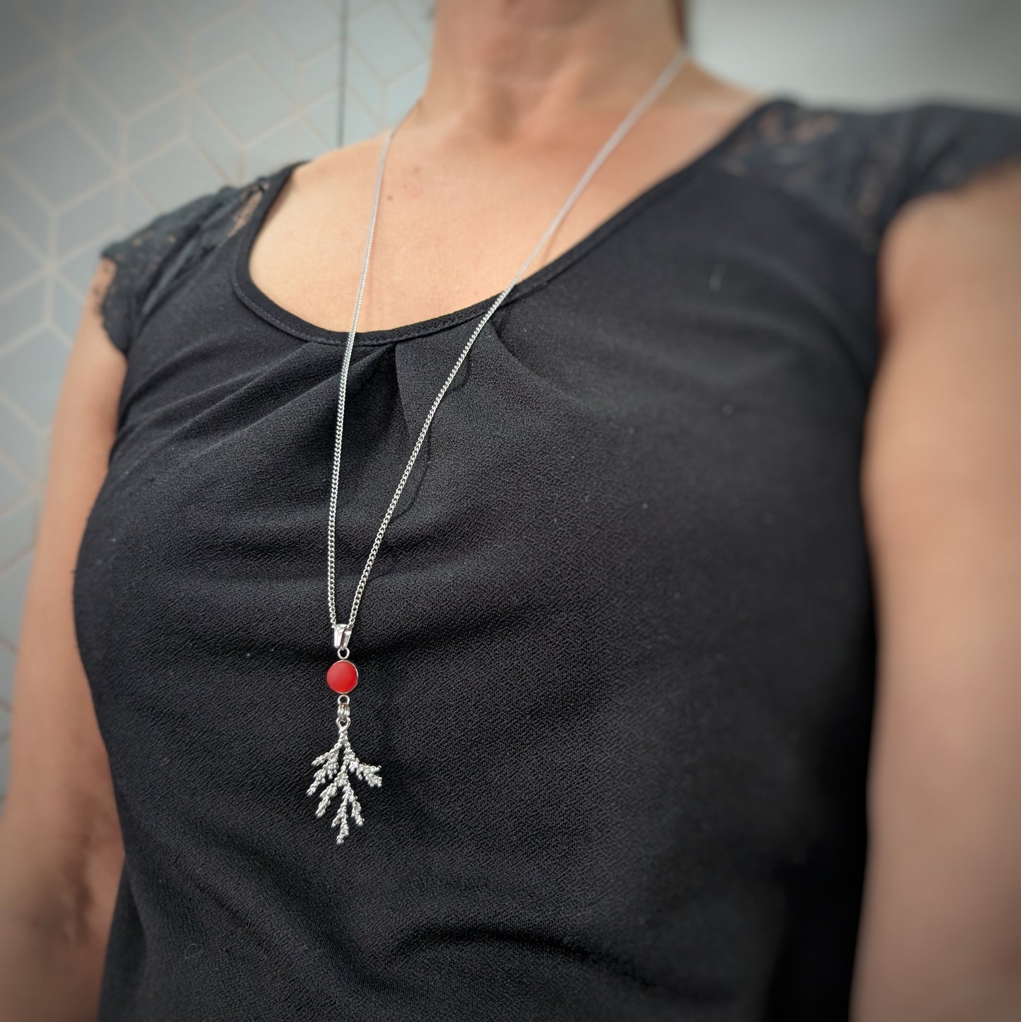 Collier cèdre - Bijoux Le fil d'Ariane