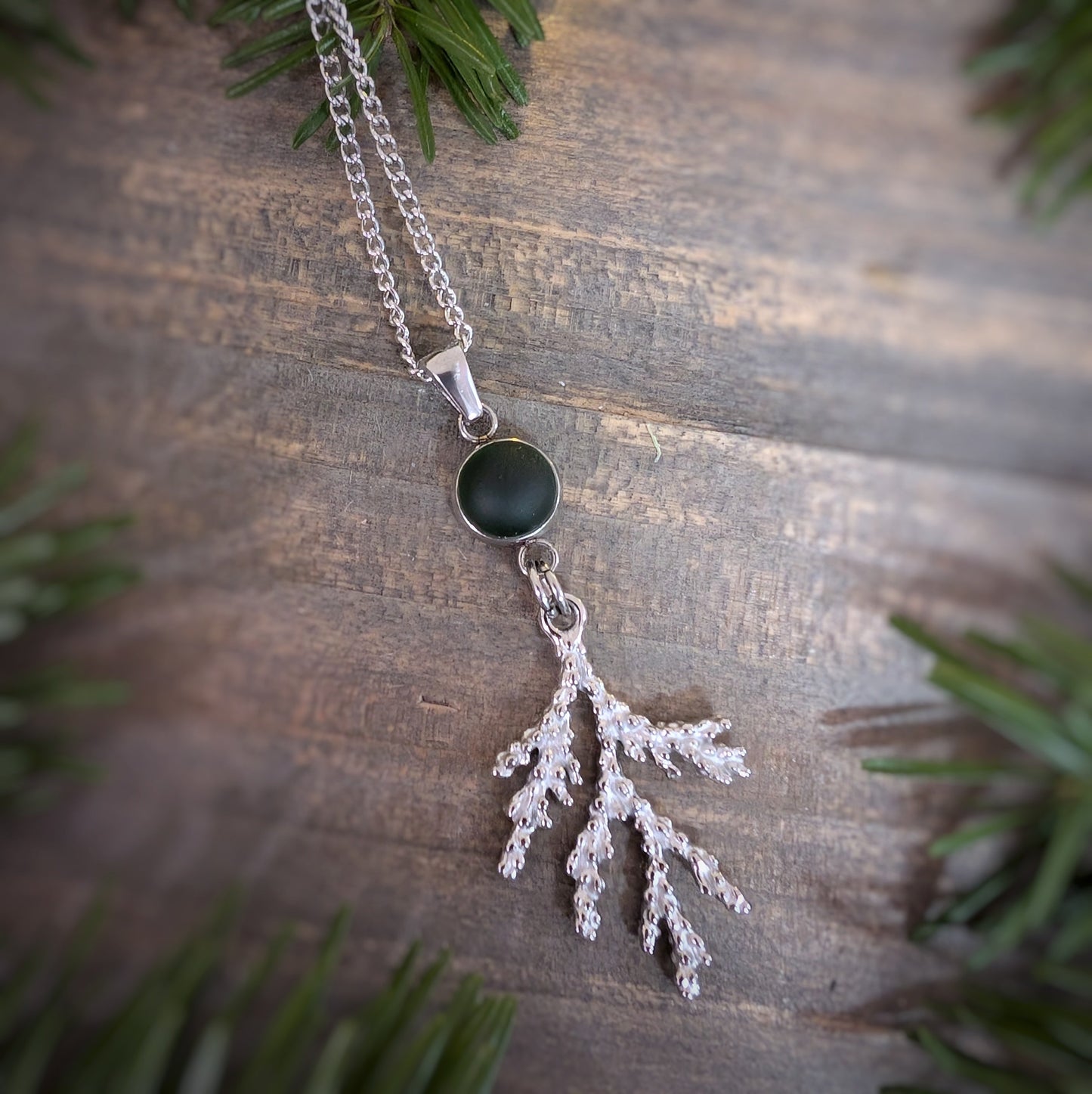 Collier cèdre - Bijoux Le fil d'Ariane