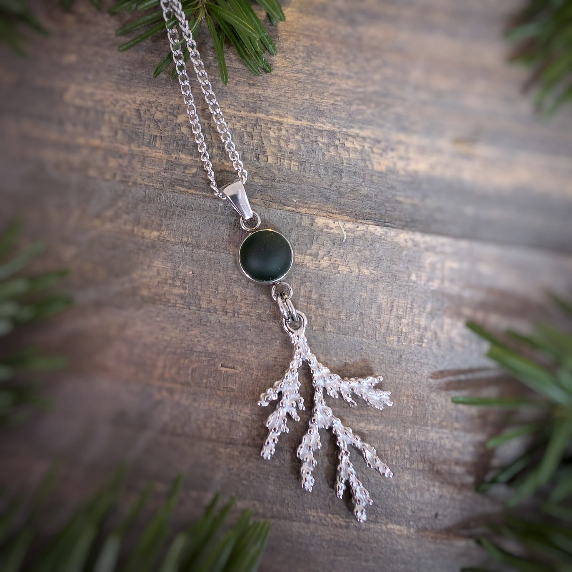 Collier cèdre - Bijoux Le fil d'Ariane