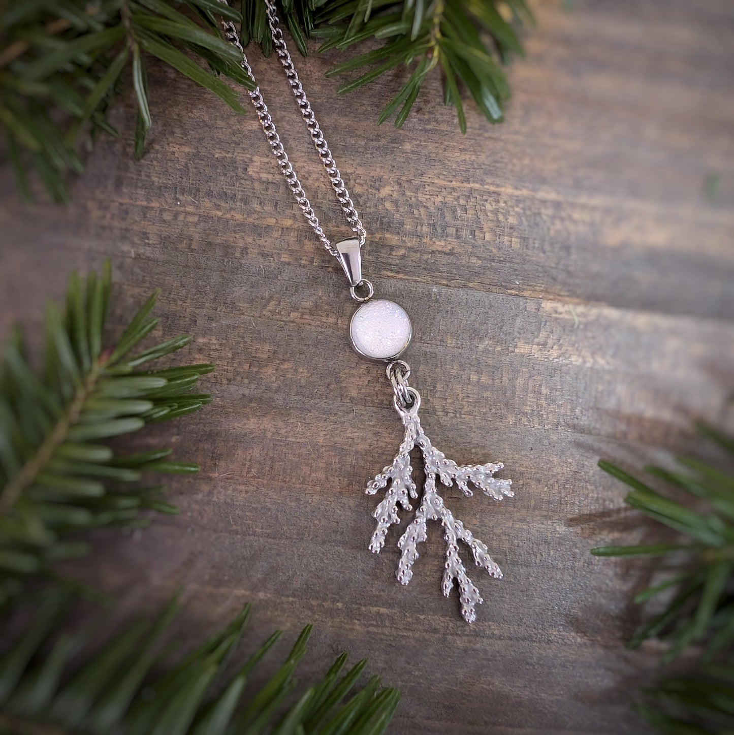 Collier cèdre - Bijoux Le fil d'Ariane