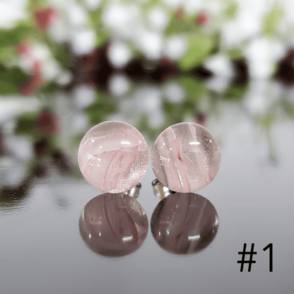 Édition limitée Pétales roses - Boucles d'oreilles - Bijoux Le fil d'Ariane