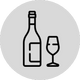 Bouteille de vin blanc