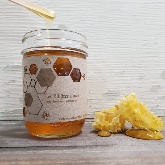 Miel brut - Toutes fleurs - Bijoux Le fil d'Ariane