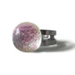 Bague régulière, rose pâle, transparent, verre fusion - Bijoux Le fil d'Ariane