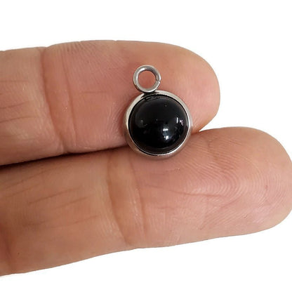 Boucles d'oreilles pendantes lune - Bijoux Le fil d'Ariane