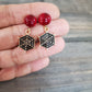 Boucles toiles d'araignée - Bijoux Le fil d'Ariane