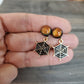 Boucles toiles d'araignée - Bijoux Le fil d'Ariane